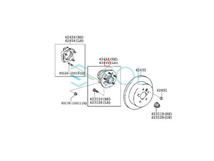 トヨタ ノア ヴォクシー エスクワァイア(ZRR75W ZRR85G) リア ホイールハブベアリング ボルト付 左右共通 42410-44021 42410-44020_画像5