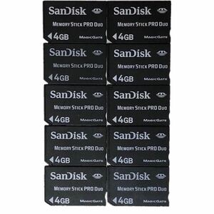 # operation verification settled # SanDisk memory stick PRO DUO 4GB 10 sheets memory card digital camera memory