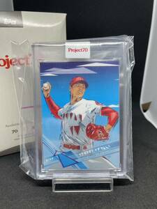 【Instagramで話題】大谷翔平 カードTopps Project70限定 Card 二刀流 2021 Shohei Ohtani #385★ワンオーナー品★