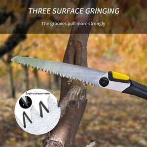 SK5 替刃式折込鋸 一般木材・果樹剪定用 カラビナ対応グリップ 220mmの画像8
