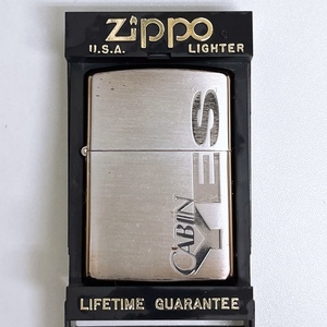 着火未確認　ZIPPO　ジッポー　オイルライター　CABIN　キャビン　YES　イエス　喫煙具　タバコ　煙草　現状渡し　中古