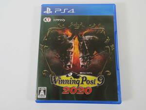 058/A079★中古品★PlayStation4★PS4ソフト Winning Post 9 2020 競馬シミュレーションゲーム ウイニングポスト9 キズ有