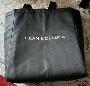 【雑誌 付録】 DEAN&DELUCA ディーン＆デルーカ 保冷 デイリーBIGトート　ブラックM保冷バッグ クーラーバッグ 中古　送料無料