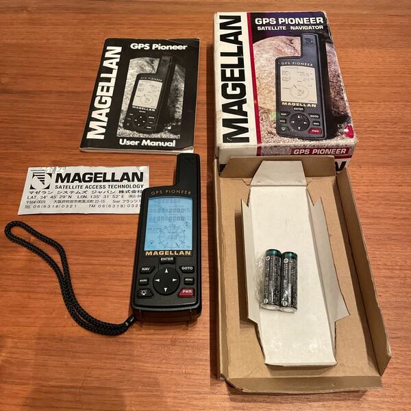 MAGELLAN GPS PIONEER 廃盤品　希少品　新品未使用　テスト済み　日本正規輸入品　マゼラン　システムズ　手持ちコンパクトGPS