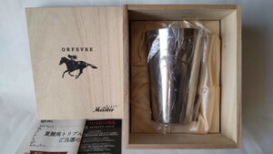 即決 オルフェーヴル ORFEVRE 三冠馬 JRA 競馬 YUKIWA ユキワ ステンレス タンブラー 非売品 送料510円～