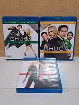 CHUCK チャック 1.3.4シーズン コンプリート・ボックス # 海外ドラマ セル版 & 非売品 見本品 サンプル 中古 ブルーレイ Blu-ray 3巻_画像3