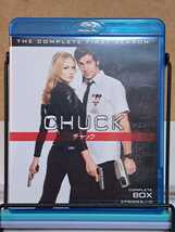 CHUCK チャック ファースト・シーズン コンプリート・ボックス # 海外ドラマ 非売品 見本品 サンプル 中古 ブルーレイ Blu-ray 3枚組_画像1