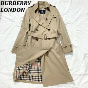 1円 【極美品】 BURBERRYLONDON ライナー付き トレンチコート ベージュ 36 日本製 バーバリーロンドン レディース