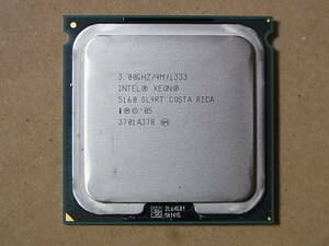 ★Intel Xeon 5160 SL9RT 3.00GHz/4M/1333 Woodcrest最速 LGA771 2コア ① (Ci0808)