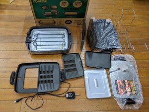 C980 象印 EA-CA55-XJ まるで3枚 ホットプレート やきやき ZOJIRUSHI 動作品 付属品は画像にあるのみ 現状品 JUNK