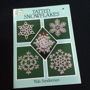タティングレース　雪の結晶　洋書　英語　タティング　Tatting パターン　図案 