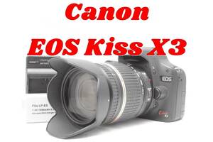 一眼レフデビューに！Canon EOS Kiss X3 高倍率ズーム TAMRON 18-270 キヤノン　キャノン　タムロン　カメラ