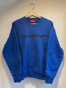 【中古】Supreme Futura Logo Crewneck blue smaller シュプリーム フューチュラ ロゴ クルーネック スモール