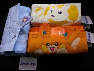 SEGA ポケットモンスター プレミアム ティッシュボックス カバー 3個セット #ボチ #パモ #パピモッチ