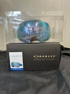 未開封 OAKLEY オークリー スノーゴーグル 0OO7064 7064C200 FLIGHT DECK M Navy Blaze w/ Prizm Sapphire GBL 未使用 専用ケース付き