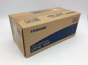 #7802　新品未開封 東芝 アルカリ乾電池 単2形1パック100本入り LR14L 100P 使用推奨期限2027年10月 2本×50パック TOSHIBA