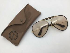 ＃8352　ヴィンテージ Ray-Ban レイバン B&L U.S.A サングラス ティアドロップ レザー ボシュロム 62□14