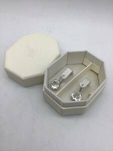 #7801　Swarovski/スワロフスキー Millenia ミレニア ドロップピアス 一粒ストーン大き目12mm ラウンドカット 元箱付