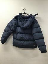 #8396　TOMMY JEANS/トミージーンズ THE ALASKA PUFFER ダウンジャケット ネイビー フード取り外し可 ファスナー付ポケット _画像9