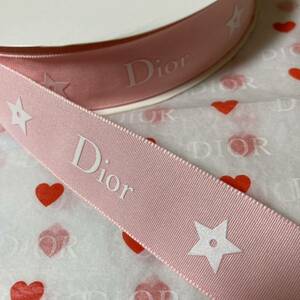 [ очень редкий ]Dior/ розовый звезда / упаковка лента [ ширина 2.5.×1m]