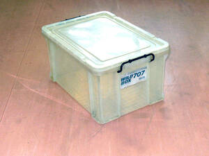  largish .[ clear storage box ] 63×43,5×32,5cm ( wild BOX)