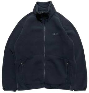 エーグル AIGLE 防寒抜群 POLARTEC ポーラテック フリース ジップアップジャケット XL ダークグレー