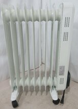 4277 中古美品 激安！Anlaby オイルヒーター 8畳～10畳 暖房器具 1200W 出力3段階 温度調節機能 静音 小型 HD983_画像5