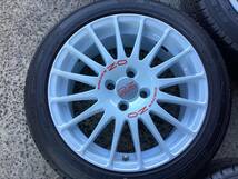 M6829 OZ Racing スーパーツーリスモ WRC 7J +42 100 4H 16インチアルミ＆185/55R16 夏タイヤ4本セット☆彡　ヤリス 等のコンパクトカーに_画像5