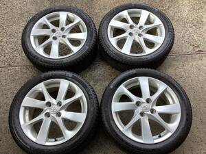 M6874 aqua original 6J +51 100 4H 16 inch aluminium wheels &195/50R16 2019 year made studdless tires 4 pcs set *.