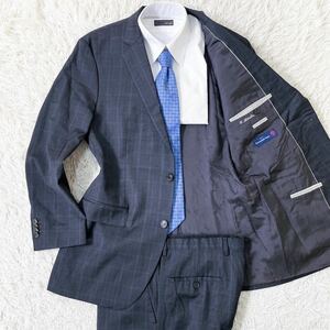 美品◎ エルメネジルドゼニア×ヒューゴボス Ermenegildo Zegna HUGO BOSS スーツ 50位 ジャケット ビジネス