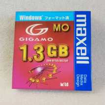 岐阜 即日発 速達 送料無 日本製 maxell GIGAMO 1.3GB MOディスク MA-M1300WIN.B1P 8枚セット Windowsフォーマット済 未使用 未開封 Y010n_画像3