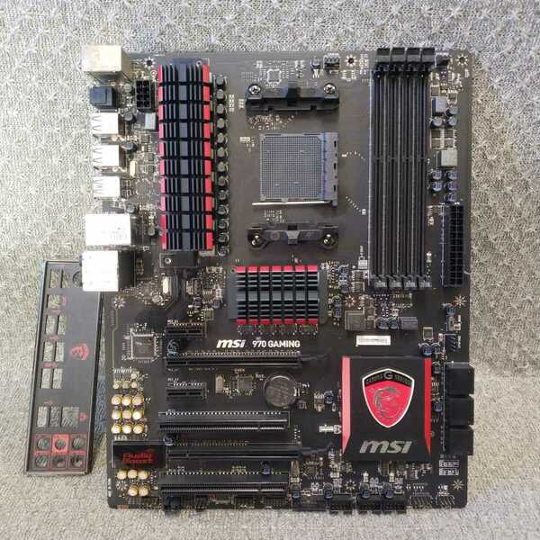 岐阜 即日発 速達可 ★ 中古美品 MSI製 ATXマザーボード 970 GAMING (MS-7693 VER:4.2) Socket AM3/AM3+ DDR3 USB3.0 ★ 動作確認済 M778