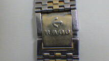 #11582 【RADO】 ラドー BALBOA バルボア V Deluxe デラックス 自動巻き 黒文字盤 ゴールド系 不動品 付属品・ケース無し 現状品_画像8