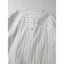 23SS MHL エムエイチエル マーガレットハウエル GRAPHIC COTTON STRIPE 長袖 ストライプ シャツ 2_画像4