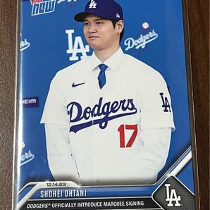 Topps now 大谷翔平選手　MLB ドジャース　入団会見　24時間限定販売カード　OS-23 トレーディングカード