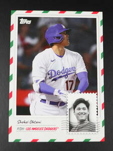 2023Topps NOW 大谷翔平 ホリデーカード ドジャース 24時間　限定販売 クリスマス MLB Holiday card 