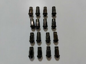 【中古】weds sport レーシングナット ロング M12×P1.5 RACING NUT ホイールナット トヨタ マツダ ロングナット 16本 アルミ ダイハツ