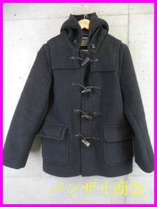 021c18* beautiful goods * England made *LONDON Tradition London tiger tishon melt n wool duffle coat 40/ jacket / Britain made / men's 