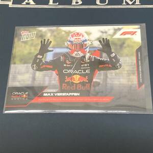 2023 F1 Topps Now　Max Verstappen Red Bull Formula 1 Record: First driver to win 10 successive races F１新記録10連勝 カード 即決　