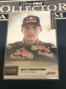 2021 F1 Topps Now　Max Verstappen Where it all began カード　③