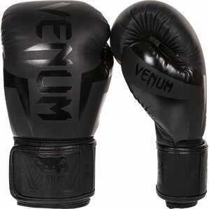 Venam Venum Boxing Glove Elite Elite Mat Black 16 унций