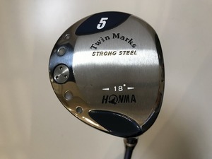 期間限定セール 本間ゴルフ HONMA 【並品】右用レディースフェアウェイウッド５ 18.0 Twin Marks