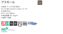 カーペット 激安 通販 アスワン 本間3畳(横191×縦286cm)オーバーロック加工品 MAL-11_画像3