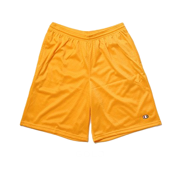 【並行輸入品】Champion メッシュショートパンツ サイズL GOLD ゴールド ハーフパンツ チャンピオン