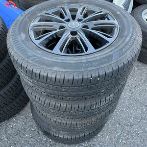 195/65r15 pcd100 5H 15インチ　6j OFF+43 アルミ4本セット ブリヂストン　　　　　　　A5218L