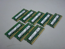 ☆8枚セット！SAMSUNG ノートPC用メモリ 4GB 1Rx16PC4-2400T-SC0-11！(MID-2430)「クリックポスト」☆_画像1