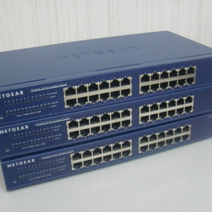 ☆3台セット！NETGEAR Prosafe 24Port Gigabit Switch JGS524 V2！(MID-2394)「100サイズ」☆の画像1