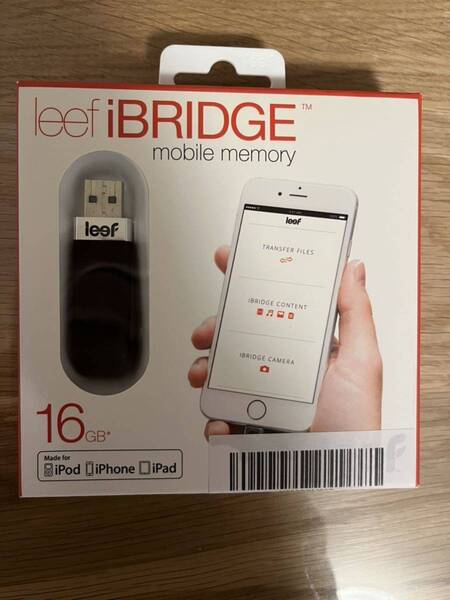leef Bridge mobile memory 16GB USB&Lightning