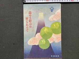 ｃ◆　東京鉄道局　観光案内　萌ゆる野山に光をわけて東海道方面臨時列車 時刻表　東京近郊行楽地　リーフレット　当時物　/　B10上