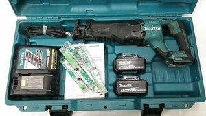 1円スタート！】マキタ makita 充電式レシプロソー JR187D バッテリー2個付き 替刃付 動作良好 A0183